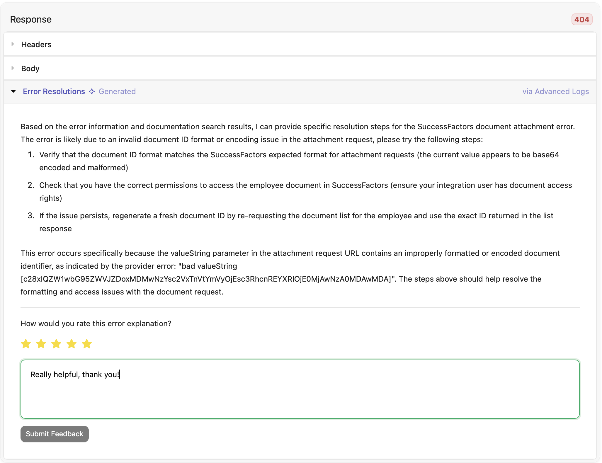LangSmith Feedback Loop